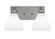 Edge Two Light Bath Bar in Brushed Nickel (200|1162-BN-4761)