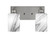 Edge Two Light Bath Bar in Brushed Nickel (200|1162-BN-3009)
