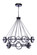 Context LED Chandelier in Flat Black (46|59315-FB-LED)