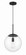 Gaze One Light Pendant in Flat Black (46|56892-FB)