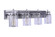 Reeves Four Light Vanity in Chrome (46|17432CH4)