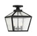 Woodstock Three Light Flush Mount in Black (51|5-105-BK)