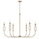 Cohen Six Light Chandelier in Mystic Luster (65|452563ML)