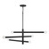 Zane Six Light Chandelier in Matte Black (65|451262MB)