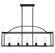 Palladian Five Light Linear Chandelier in Matte Black (51|1-190-5-89)