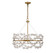 Camille Five Light Chandelier in Warm Brass (51|1-1727-5-322)