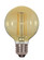 Light Bulb in Transparent Amber (230|S9584)