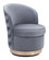 Zelda Accent Chair in Gray, Gold (339|101867)