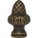 Finial in Antique Brass (230|90-1712)