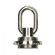 1/8 Ip Screw Collar Loop With Ring in Brushed Nickel (230|80-2310)