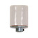 Keyless Porcelain Socket With 1/8 Ips Metal Cap in Almond (230|80-1214)