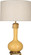 Athena One Light Table Lamp in Sunset Yellow Glazed Ceramic w/Aged Brass (165|SU992)