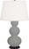 Triple Gourd One Light Table Lamp in Matte Smoky Taupe Glazed Ceramic w/Deep Patina Bronze (165|MST41)