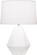 Delta One Light Table Lamp in Matte Lily Glazed Ceramic w/Polished Nickel (165|MLY97)