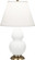 Small Double Gourd One Light Accent Lamp in Matte Lily Glazed Ceramic w/Antique Natural Brassed (165|MLY50)