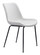 Byron Dining Chair in White, Black (339|101779)