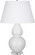 Double Gourd One Light Table Lamp in Lily Glazed Ceramic w/Lucite Base (165|A670X)