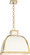 Ranger Three Light Pendant in Glossy White Painted w/Modern Brass (165|1445)