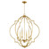 Dublin Six Light Pendant in Gold Leaf (19|6842-6-74)