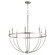 Tribute Eight Light Chandelier in Satin Nickel (19|6374-8-65)