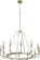 Marquee 12 Light Chandelier in Aged Silver Leaf (19|6314-12-60)