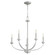 Reyes Five Light Chandelier in Classic Nickel (19|6160-5-64) Reyes Five Light Chandelier in Classic Nickel (19|6160-5-64)