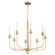 Sheridan Eight Light Chandelier in Aged Brass (19|612-8-80)