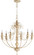 Salento Six Light Chandelier in Persian White (19|6106-6-70)