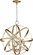 Celeste Four Light Chandelier in Aged Silver Leaf (19|6009-4-60)