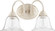 Spencer Two Light Vanity in Persian White|Clear Seeded (19|5110-2-170)