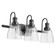 Hollis Three Light Vanity in Matte Black (19|508-3-59)