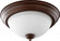 3063 Ceiling Mounts Two Light Ceiling Mount in Oiled Bronze w/ Satin Opal (19|3063-13-86)