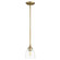 Enclave One Light Pendant in Aged Brass|Clear Seeded (19|3059-280)