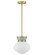 Lucy LED Pendant in Lacquered Brass (531|83607LCB-SF)