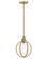 Fallon LED Pendant in Lacquered Brass (531|83557LCB-BAM)