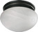 3021 Faux Alabaster Mushrooms One Light Ceiling Mount in Old World (19|3021-6-95)