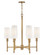 Fenwick LED Chandelier in Heritage Brass (13|46455HB)