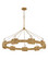 Raffi LED Chandelier in Burnished Gold (13|34108BNG)