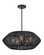 Luca LED Chandelier in Black (13|10385BK)