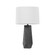 Coronado One Light Table Lamp in Patina Brass/Ceramic Ash Black (67|PTL1129-PBR/CHB)
