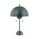 Jojo Two Light Table Lamp in Aged Brass/Soft Studio Green (428|HL885202-AGB/SSG)