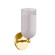 Liba One Light Wall Sconce in Aged Brass/Soft Peignoir (428|H884101-AGB/SPG)