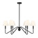 Kennedy Six Light Chandelier in Natural Black (62|3690-6 NB-IL)