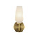 Krysta One Light Wall Vanity in Brushed Gold/Opal Glass (452|WV424110BGOP)