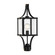 Raeburn One Light Outdoor Post Lantern in Matte Black and Weathered Brushed Brass (51|5-476-144)