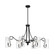 Calgary Six Light Chandelier in Matte Black (51|1-4571-6-89)