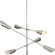 Cornett Six Light Chandelier in Brushed Nickel (54|P400380-009)