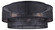 Bellamy Three Light Flush Mount in Black (387|IFM1149A19BK)