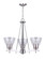 Canarm Three Light Chandelier in Brushed Nickel (387|ICH256A03BN-RG)