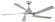 Transonic 56''Ceiling Fan in Brushed Nickel With Silver Blades (15|F765L-BN/SL)